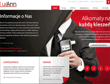 Tablet Screenshot of lucann.com